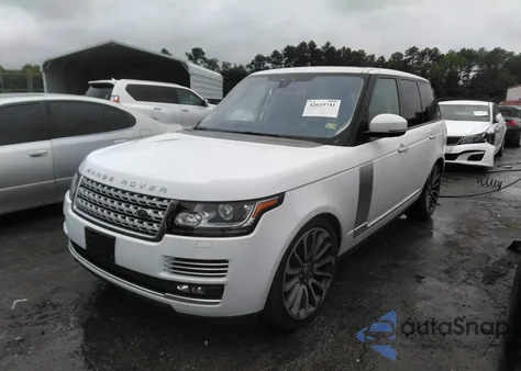 2017 Land Rover Range Rover 5.0L V8 Supercharged Autobiography из США, поврежденный, VIN SALGV2FE0HA329973